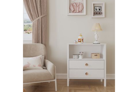 VENEZİA MİNİFİKS ŞİFONYER, WOOD BEYAZ, 2 ÇEKMECELİ