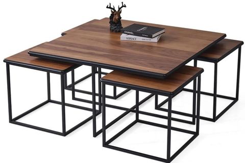 TUBİHOME ORTA SEHPA TAKIMI, CEVİZ