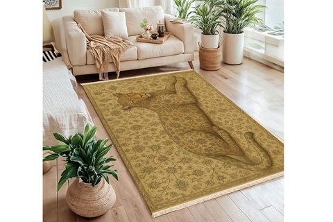 MYSTİC JUNGLE BEJ HALI, DOKUMA TABAN HALI, 350 YNG, 60X120 CM