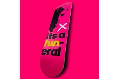 FUN-ERAL KAYKAY EL YAPIMI AHŞAP DUVAR DEKORU