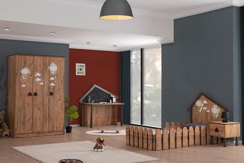 GARDEN MONTESSORİ ÇOCUK ODASI TAKIMI, 3 KAPAKLI