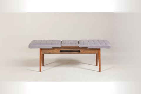 SEMBOL AÇILIR BENCH, CEVİZ SOHO GRİ