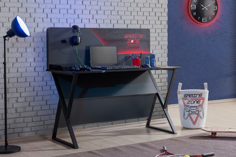 GAMER LEDLİ ÇALIŞMA MASASI, ANTRASİT