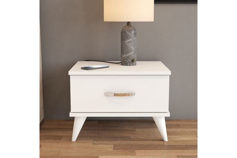 1 ÇEKMECELİ KOMİDİN, BEYAZ, KMD0101