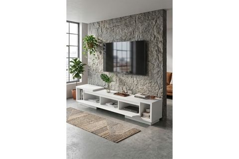 VİSTA UZAYABİLEN TV ÜNİTESİ, BEYAZ, 160-270 CM