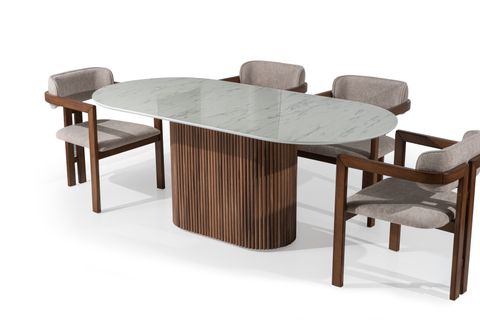 MARİNA BASKI YEMEK MASASI