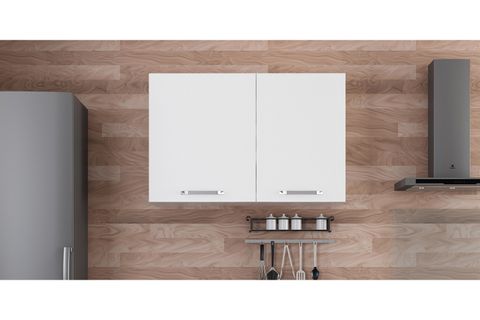MİNAR 110 CM MUTFAK DOLABI BEYAZ 110-B1-ÜST MODÜL