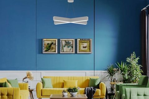 HEGZA LIGHTING PAPILLON LED AVİZE, GRİ KASA BEYAZ IŞIK