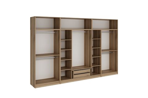 MİNAR KALE GARDIROP 4, 8 KAPAKLI, ANTRASİT