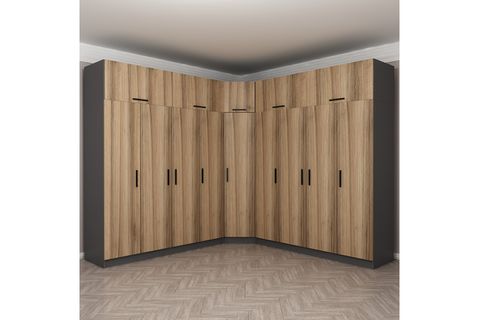 MİNAR KALE GARDIROP 04, 9 KAPAKLI, DORE