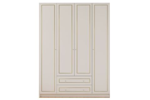 RABİ GOLD COUNTRY 4 KAPAK 2 ÇEKMECELİ GARDIROP 180CM