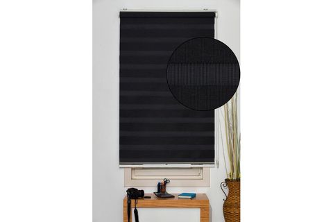 ZEBRA STOR PERDE SİYAH 170 X 200