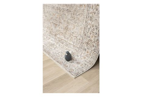 VİNTAGE ESKİTME DESENLİ DOKUMA MAKİNE HALISI, BEJ, 200X305, 10204