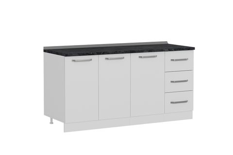 MİNAR 165 CM MUTFAK DOLABI BEYAZ 165-B1-ALT MODÜL