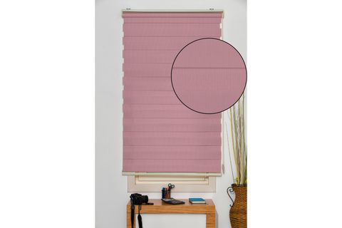 DEKORSTİLİM ZEBRA PERDE PEMBE 130 X 200