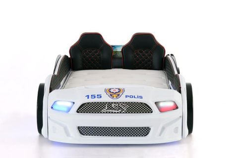 MUSTANG ARABALI FULL LEDLİ KUMANDALI MÜZİKLİ YATAK, TÜRK