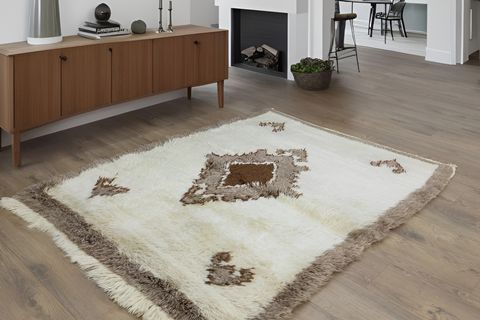 SOHO ANTİQ DİANT RUSTİK TARZ EL DOKUMA SHAGGY HALI, 131X170 CM