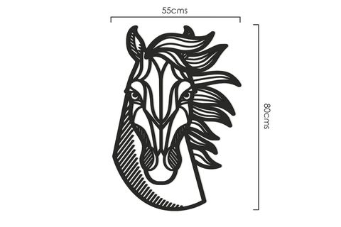 AT SİLÜETİ METAL TABLO