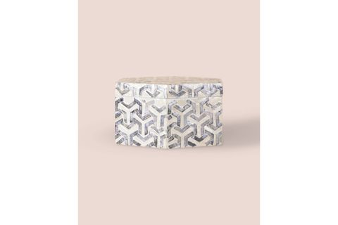 THE MİA SEDEF ALTIGEN KUTU 24X21X12 CM TLC0092