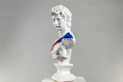 DAVID SPIDER MAN POP ART DEKORATİF ROMA YUNAN HEYKELLERİ