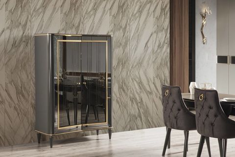 LUXURY YEMEK ODASI TAKIMI, SİYAH