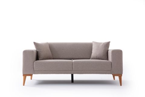 BABİL İKİLİ KANEPE, KREM