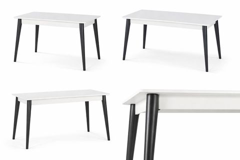 ARMONİA DİKDÖRTGEN MASA,BEYAZ ANTRASİT, 125X80