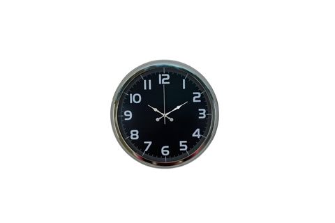 SİLVER SHADOW METAL DUVAR SAATİ 40 CM