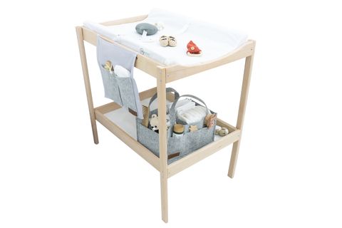 MORDESİGN 4 PARÇA AVANTAJLI SET, BEBEK ALT DEĞİŞTİRME MASASI, KENAR KONTURLÜ ALT DEĞİŞTİRME PEDİ