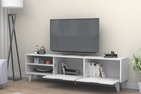 VOLGE TV ÜNİTESİ, BEYAZ, 180 CM