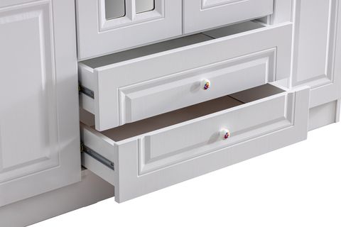 COUNTRY WEST MDF GARDIROP BEYAZ, 6 KAPAKLI