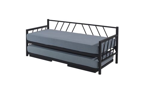 GLORİA YAVRULU DAYBED KARYOLA, SİYAH, 90X200