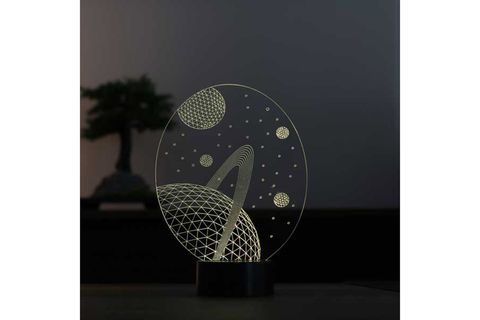 RENK SEÇENEKLİ LED GECE LAMBASI, SATÜRN