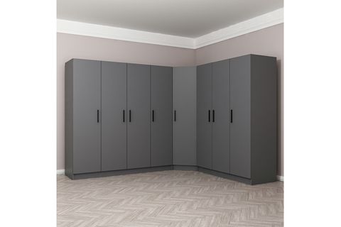MİNAR KALE GARDIROP 6,  8 KAPAKLI,  210 CM