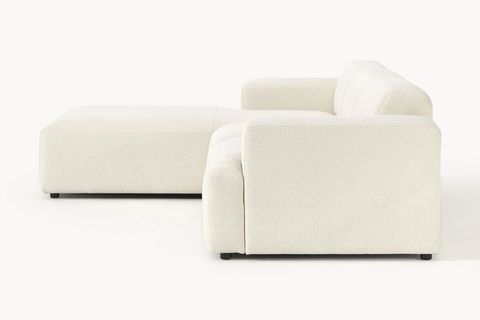 ELSA KETEN KÖŞE KOLTUK, SOL KÖŞE, KIRIK BEYAZ