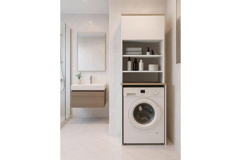 EDENA ÇAMAŞIR MAKİNESİ DOLABI, BEYAZ SAFİR