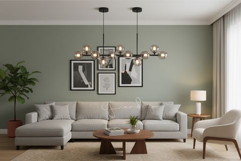 SELİN SIRALI FÜME CAMLI SİYAH AVİZE