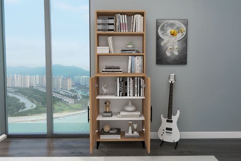 ORAS KLASİK KİTAPLIK, ATLANTİK ÇAM, 6 RAFLI