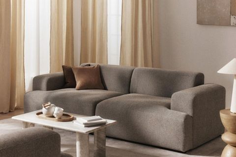 ELSA İKİLİ KETEN KOLTUK, KAHVERENGİ