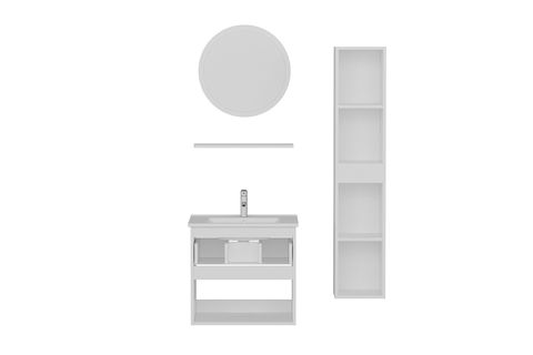 SANYA BANYO DOLABI AS2K1Ç82, BEYAZ, 65CM