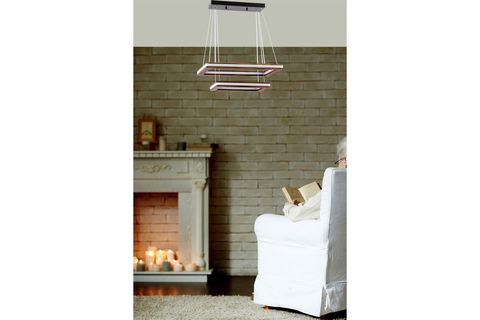 LÜX BERGAMA KÜÇÜK İKİLİ LEDLİ AVİZE, YANIK