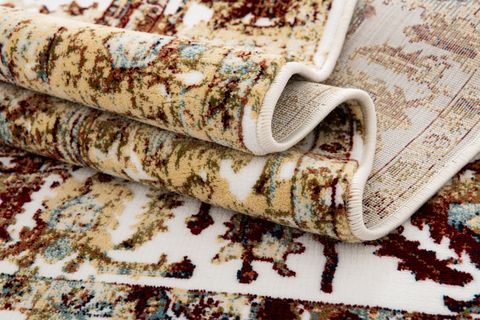 ETHNIC DOKUMA MAKINE HALISI, DİKDÖRTGEN, BORDO, 125X185, 1923BD