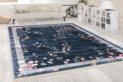ROVİGO HOME SAÇAKLIDOKUMA PAMUK TABAN KAYMAZ HALI 100X150 CM