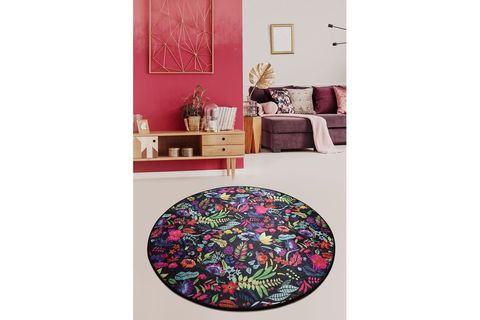 CHİLAİ HOME PİCTURA SİYAH DJT ÇAP HALI 140CM