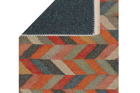 RENKLİ ZİGZAK DOKUMA TABAN HALI, 524 YNG, 100X150 CM