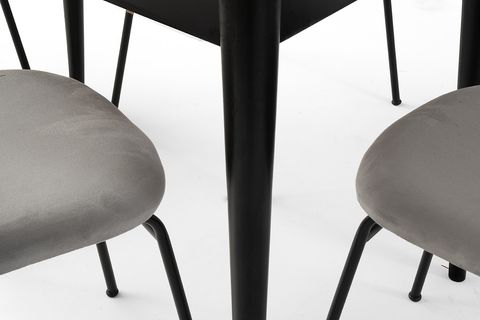 PURE MASA, RETRO GÜMÜŞ, 100X65