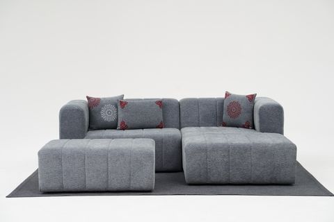 RİN DİKDÖRTGEN KIRLENT KILIFI, KIRMIZI ETNİK DESEN, 40X60