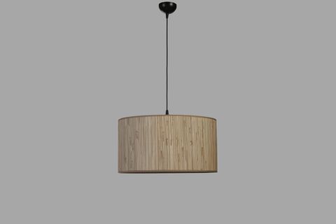 BAMBU 09 ABAJURLU TEKLİ SARKIT AVİZE