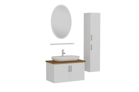 VERA BANYO DOLABI AS2K70, BEYAZ, 100CM