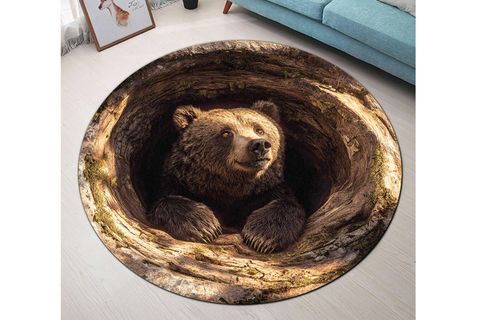 AYI İNİ DOKUMA TABAN HALI, 554 YNG, 80X80 CM
